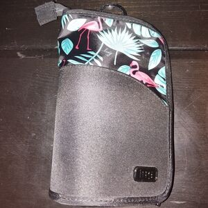 lug Canoe in Flamingo black (cosmetic/makeup brush/pencil bag)